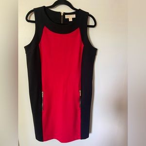 Michael Kors red and black dress